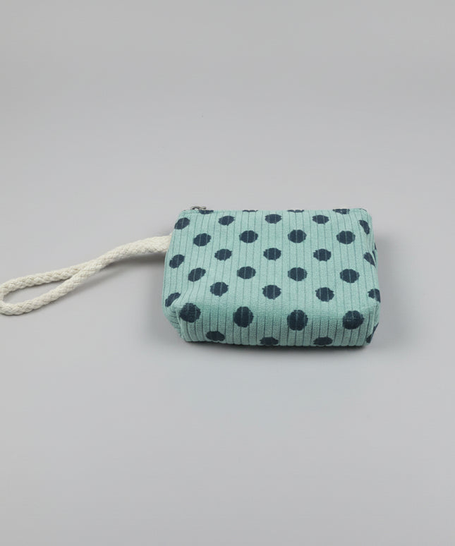 Corduroy Polka Dot Bag (portable)