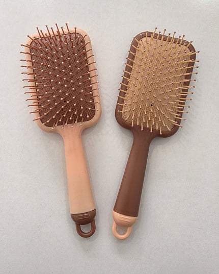 Brown Square Air Cushion Hairbrush