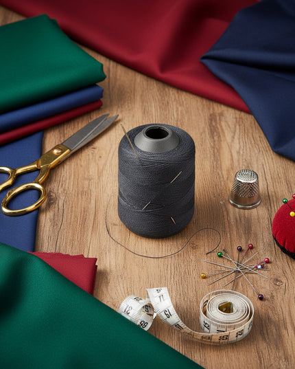 Thick Sewing Thread Ball (Black)