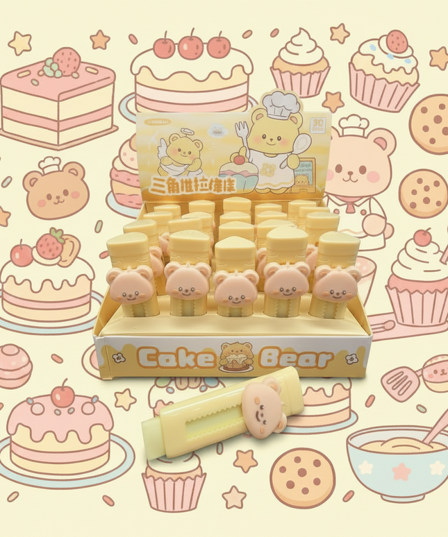 Cake Bear Retractable Eraser