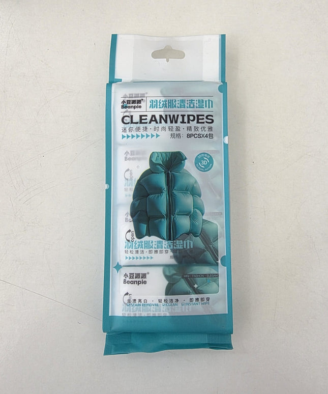Down Jacket Wipes Mini 4 Pack