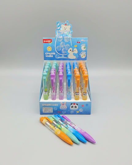 4-Pc Retractable Erasable Pens (Blue)