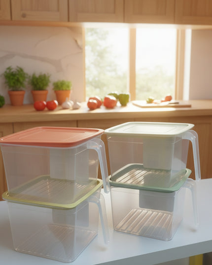 4-Pc Square Fresh-Keeping Container