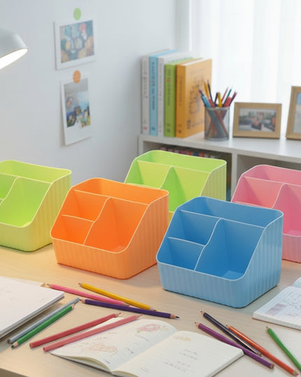 Four-Compartment Kids Desk Organiser