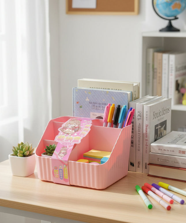 Four-Compartment Kids Desk Organiser