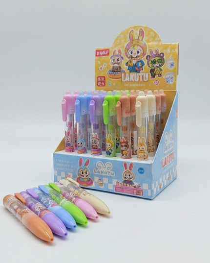 6-Pc Retractable Erasable Pens (Blue)