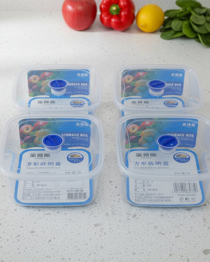 4-Pc Large Square Crisper