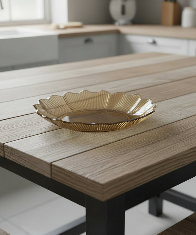 3-Pc Lotus Serving Platter