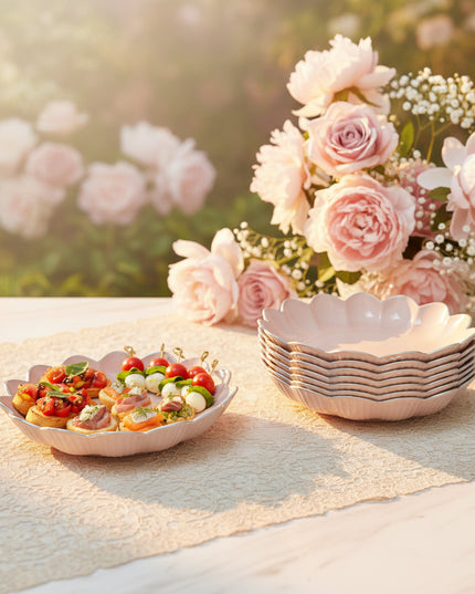 10-Pc Melamine Catering Plates (55*37*41)