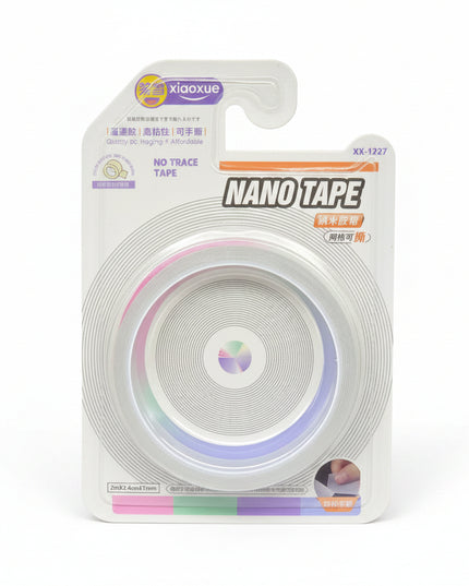 Xiaoxue Nano Tape packaging on a black background