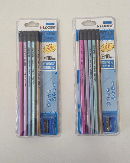 Rubber Head Pencil Set (10-Pack)
