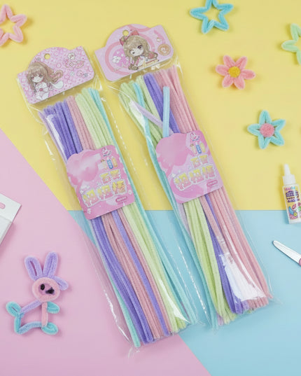 Multicolor Pipe Cleaners 50pcs Pack