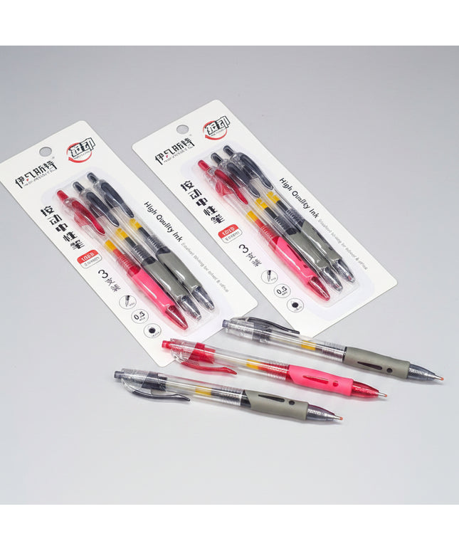 Two packages of mechanical pencils on a dark background