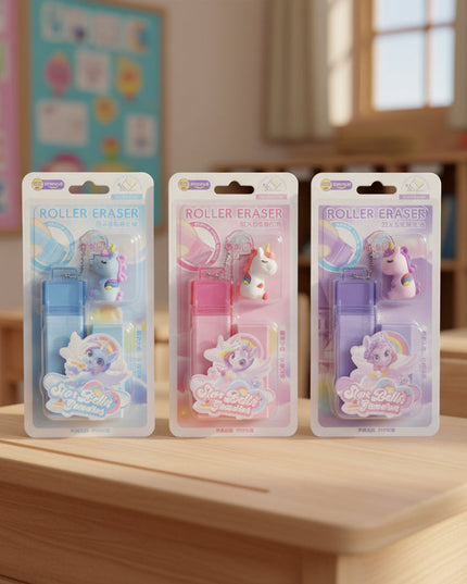 Pony Charm Double-Headed Roller Rubber