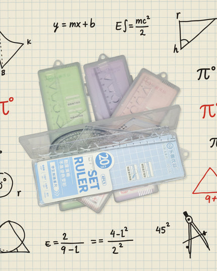 20cm Ruler Set