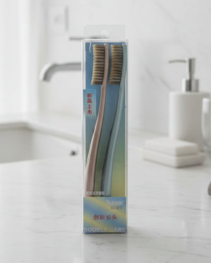 Extra-Length Soft Bristle Pad Adult Toothbrush