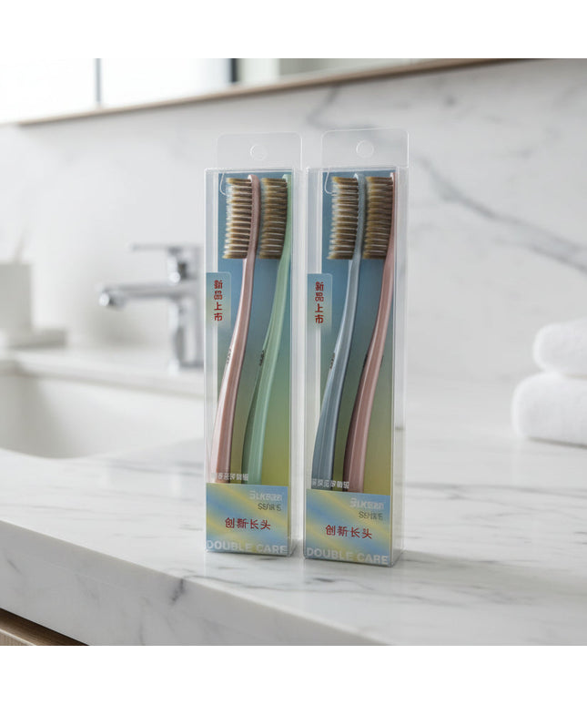 Extra-Length Soft Bristle Pad Adult Toothbrush